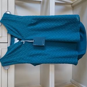 Market and Spruce Print Top